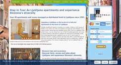 Desktop Screenshot of ljubljanaapartments.com